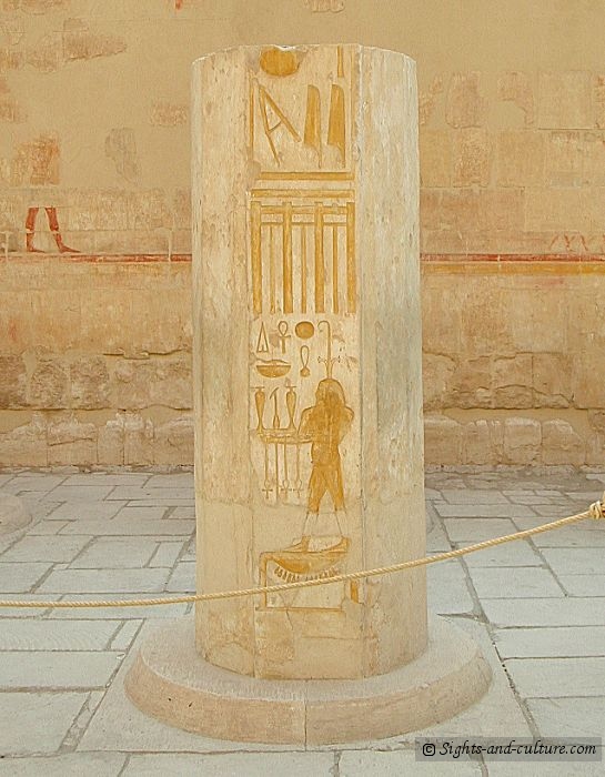 Theben-West  mortual temple of Hatshepsut fresco