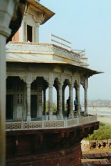 Agra, Red Fort - view from the emperor's palace