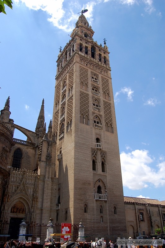 Seville belltower of the cathedral - the famous Giralda